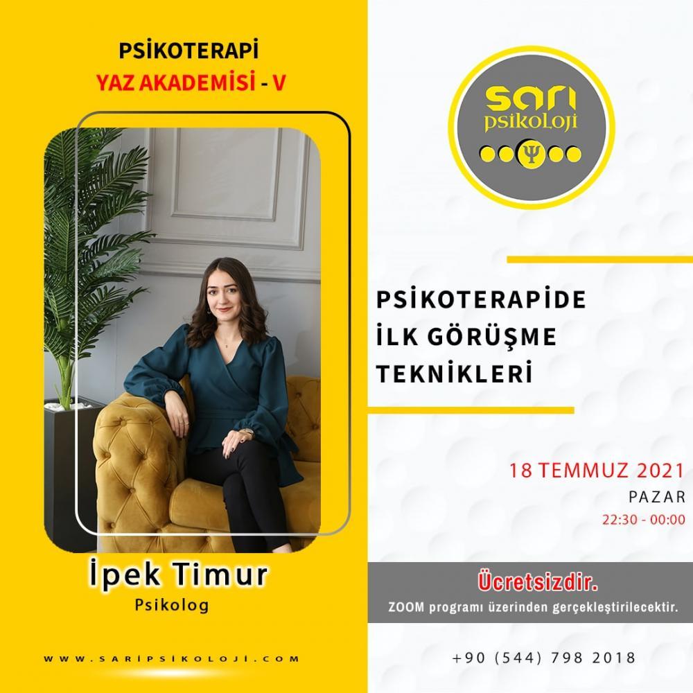 Psikoterapide İlk Görüşme Teknikleri